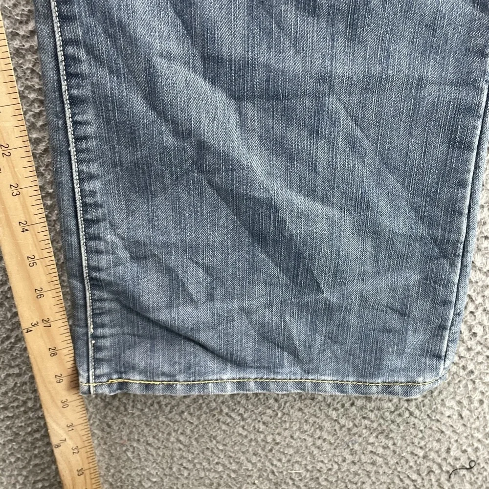 Levi's 527 Jeans Mens 36x30* Low Bootcut Whisker Denim Pants Western Flip Pocket